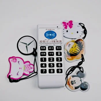 

NFC RFID Copier 13.56Mhz 125khz Duplicator Cloner IC ID Support 9 Frequency Reader Writer + 5pcs 125KHz EM4305 Reritable Tag