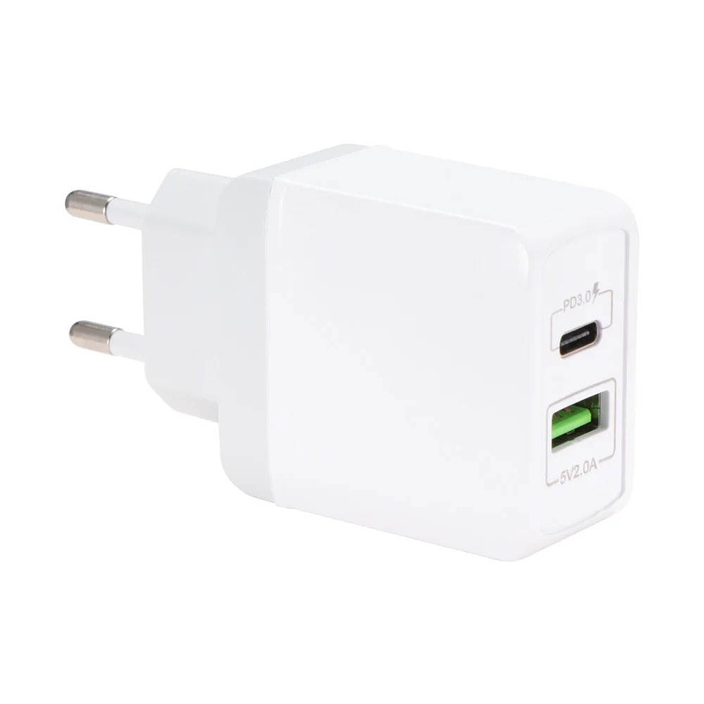США ЕС вилка 36 Вт Быстрая зарядка 3,0 USB зарядное устройство для смартфонов планшеты быстрая настенная Зарядка адаптер Мини Портативный USB адаптер питания - Цвет: EU  white
