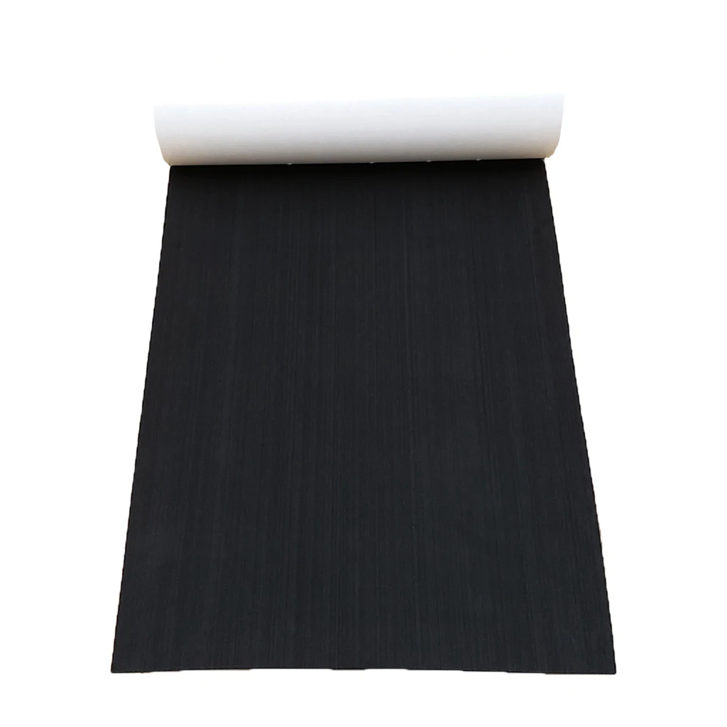 Self Adhesive EVA Boat Yacht Marine Flooring Faux Imitation Teak Decking Sheet Pad 220x65cm 6mm Foam Swimming Pool Floor Mat