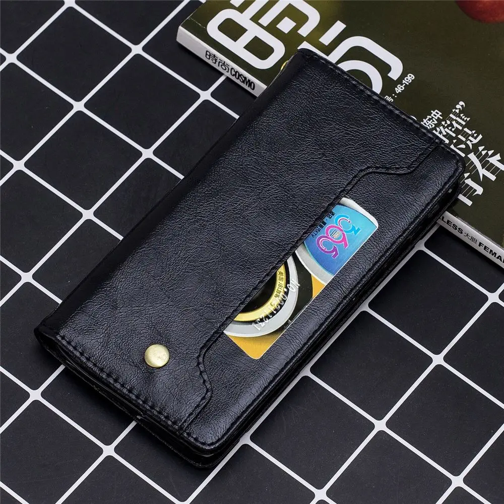 Для Xiaomi Redmi Note 7 6 5A 5 K20 Pro 7A 5 Plus A2 Lite F1 кожаный бумажник чехол Магнитный съемник для жестких бирок для электронного отслеживания товара складной штатив защитный чехол для телефона