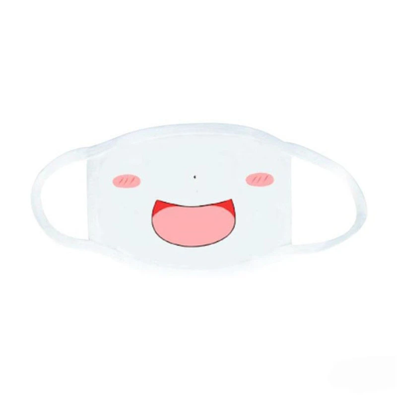 Moe& Cute Anime Kaomoji-kun Emoticon Anti-Dust Cotton Mouth-Muffle Mask - Цвет: 22