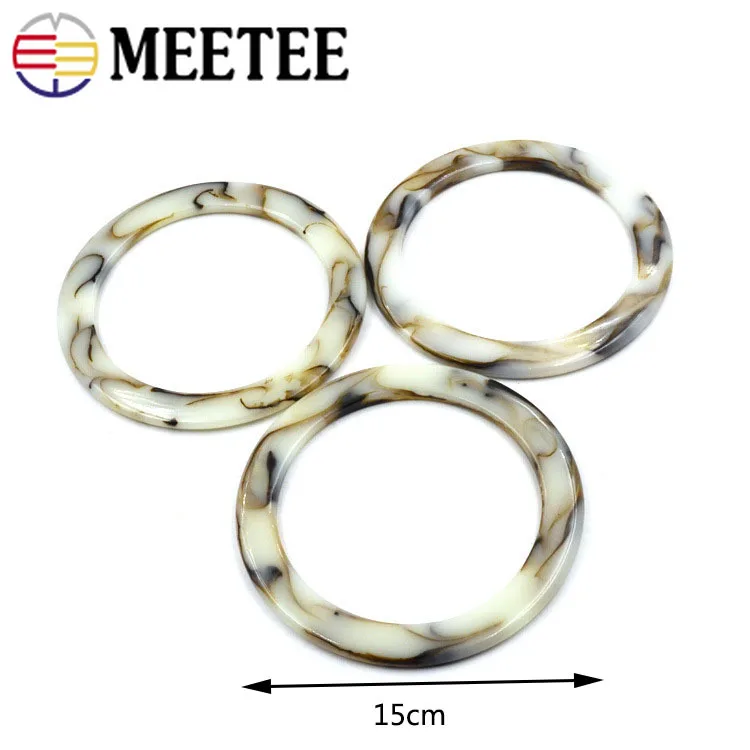 Meetee, 15 см, уплотнительное кольцо, полимерные пряжки, ручки для сумки, модные женские кошельки, кошелек, рамка, застежка, сделай сам, сумка, вешалка, аксессуары