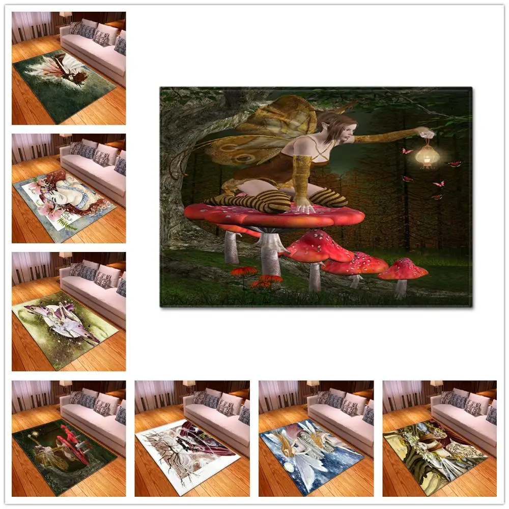 Ковер с рисунком бабочки, мягкие фланелевые ковры с 3D принтом для детской комнаты, коврики для детской спальни, большие ковры для гостиной