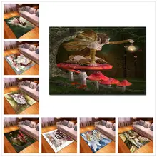 Ковер с рисунком бабочки, мягкие фланелевые ковры с 3D принтом для детской комнаты, коврики для детской спальни, большие ковры для гостиной