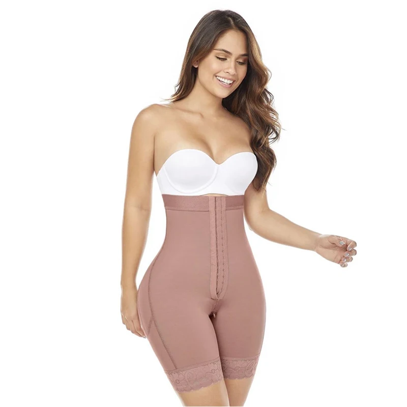 Faja Colombianas Compression Shapewear Slimming Sheath Full Body Double Post Surgery Lace Butt Lifter Control Belly Sexy Panties