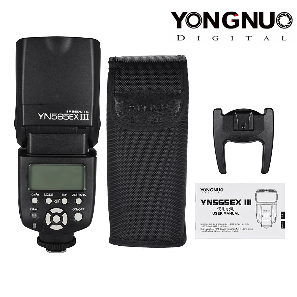 YONGNUO YN565EX III Беспроводная ttl Slave Flash speed lite GN58 высокоскоростная система утилизации поддерживает обновление прошивки USB для Canon