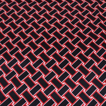 

natural Silk Fabric Geometric Design Stretch Satin 1.4M Wide mulberrysilk Clothing Fabric Dress Material