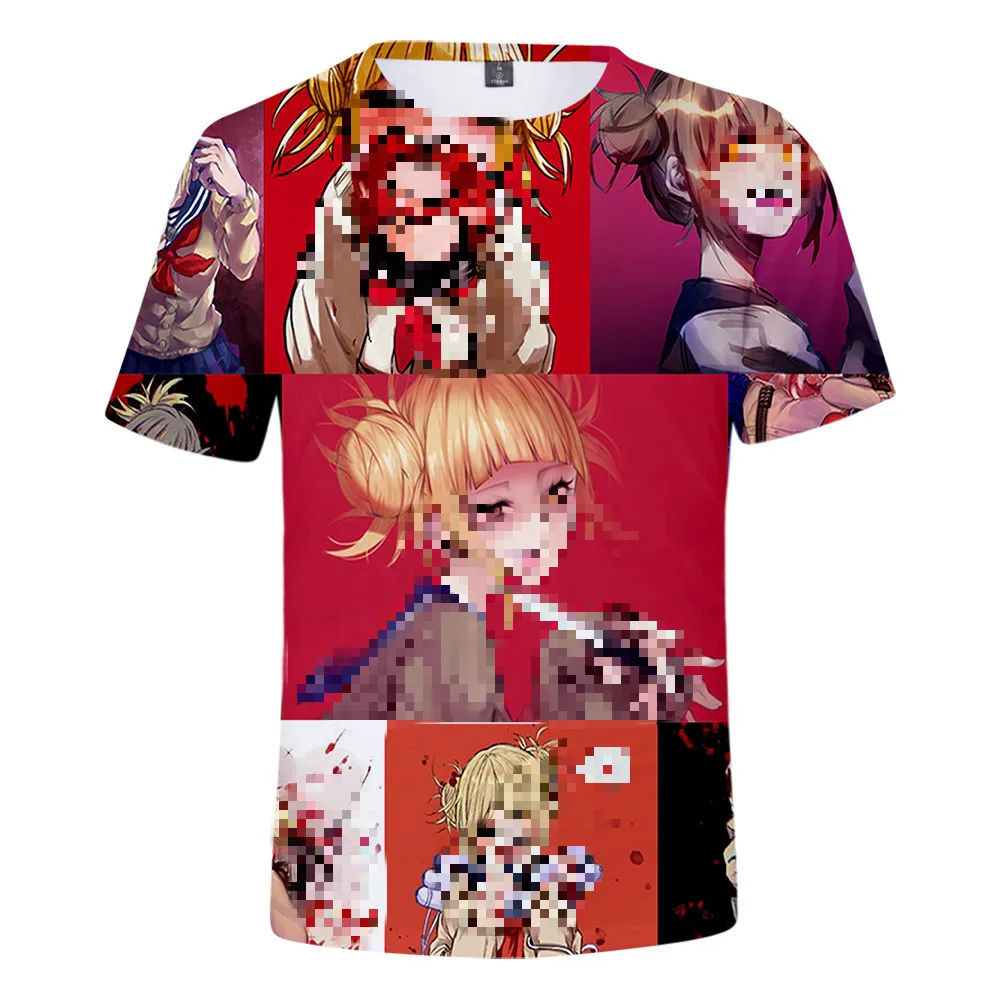 3D Ahegao 3D футболка лето Аниме Топ с коротким рукавом модная футболка хип-хоп с коротким рукавом забавная Повседневная футболка s для мужчин/женщин - Цвет: 3D
