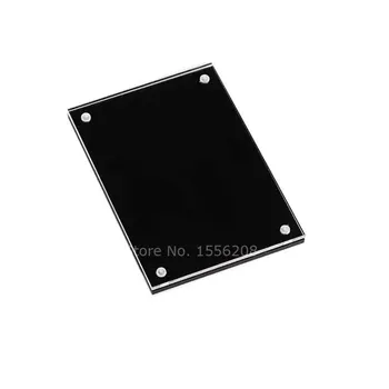 

Quality Clear Acrylic Frames Display Holder With Black Back 3mm Magnetic Picture Stand Rectangle Size Selection