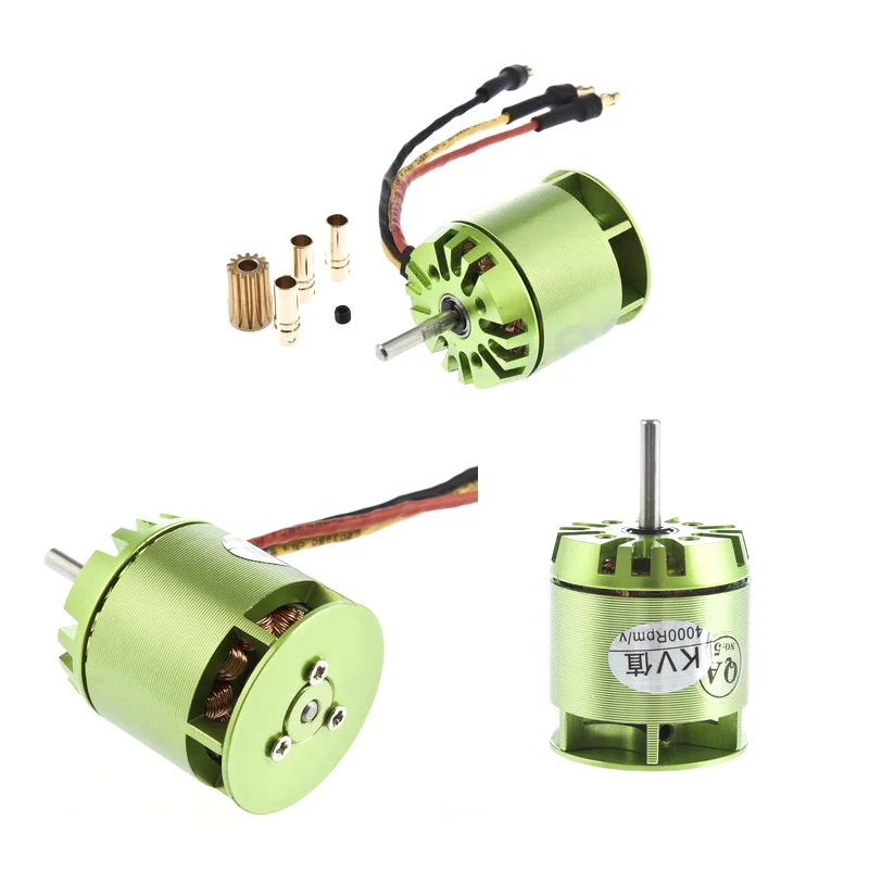 Moteur sans balais 450 class 4000KV pour hélicoptère RC 3D