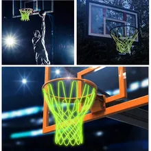 

1PC Nylon Fluorescent Green Durable Champion Sports Deluxe Replacement Basketball Net Rugged Hoop Goal Rim Mesh Net Sport