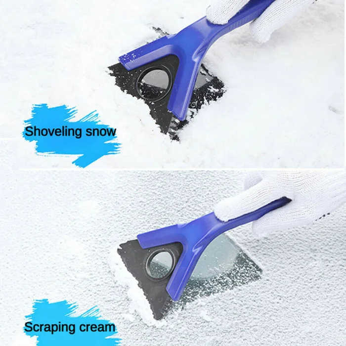 Лобовое стекло автомобиля Ices удаления снега скребок Инструмент удаление лопатка портативный разморозки C66