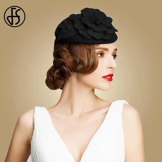 FS Wool Felt Fall Hats For Women 