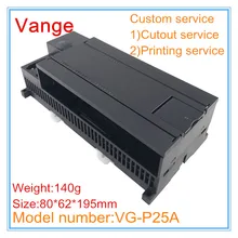 1 шт./партия экструдированные формы оболочки распределительная коробка 80*62*195 мм ABS пластиковый корпус Чехлы «сделай сам» корпус для электроники PLC модуль PCB