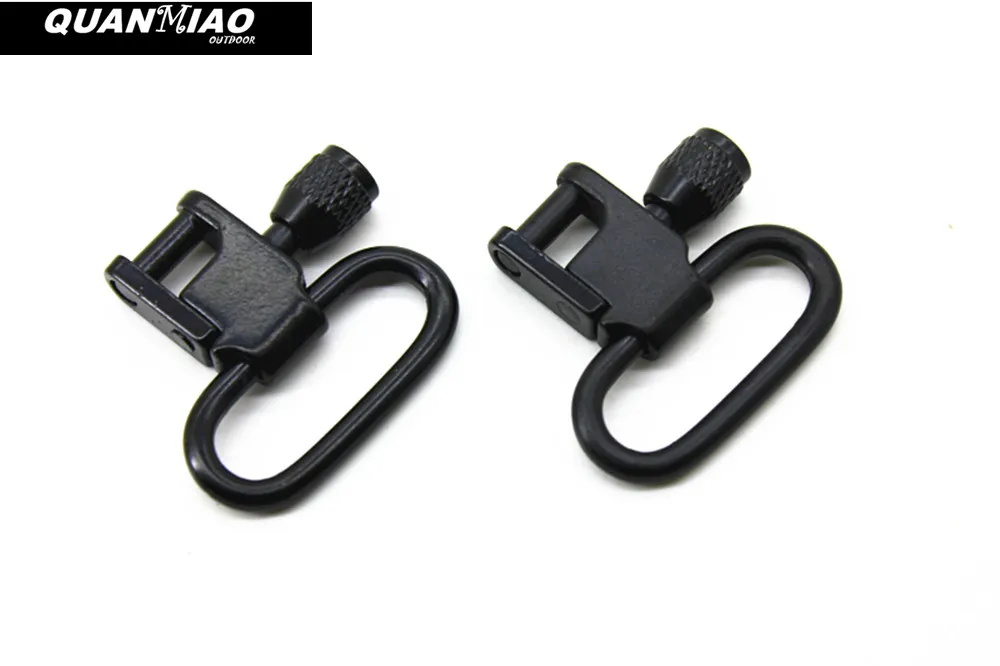 Sling Swivel Adapter Sling Swivel Mount Tactical Sling Adapter Sling Adapter Sling Attachment Adapter Metal Buckle Set QM 1inch/1.25inch QD Sling Swivel Strap Buckles Kit Metal Quick Detachable Sling Mount Outdoor Camping Hunting Accessories
