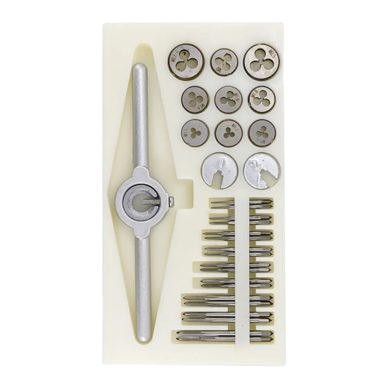 Jeu De 31 Tarauds Miniatures HSS Métriques M1.0 à M2.5 - Pour Taraudage Manuel - GSR