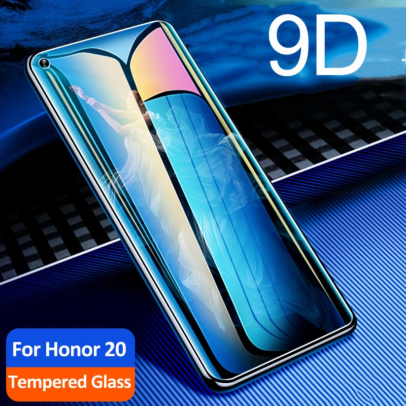 9D полное покрытие закаленное стекло для huawei Honor 20 Pro 20i View 20 Nova 5T 3 4 Защитное стекло для Honor 20 стеклянная пленка