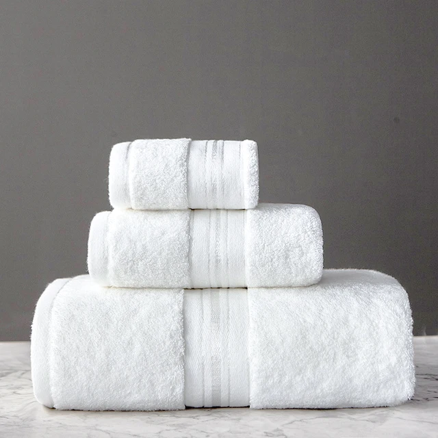 Bath Towel Set 100% Cotton Soft Super Absorbent Towel Washcloth/thick And Large Bath Towel Bathroom Hotel Sauna Towel 3 PC 6