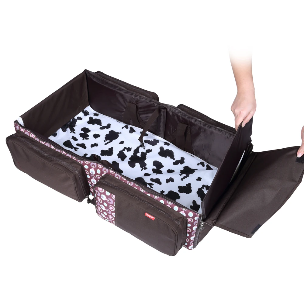 Складная кроватка многофункциональная переносная люлька дорожная кроватка-колыбель кроватка для новорожденных младенцев Большая вместительная сумка для детской коляски для мам кроватка