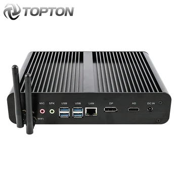 

2020 New 10TH GEN Intel Core I7 10710U 10510U Fanless Mini PC 64GB DDR4 NVME SSD Windows 10 pro Gaming Computer Desktop HDMI DP