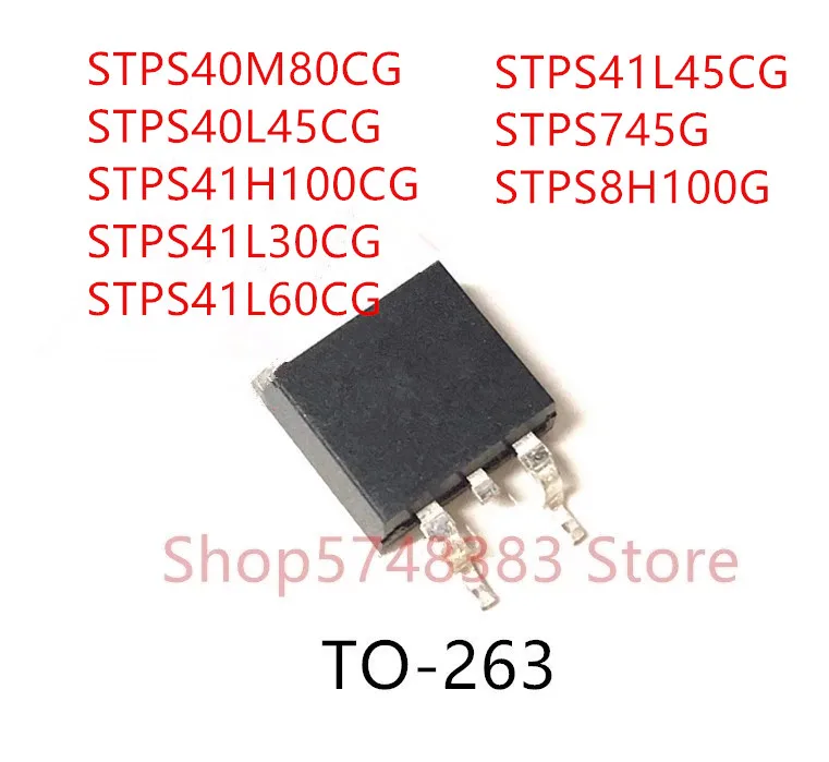 10PCS STPS40M80CG STPS40L45CG STPS41H100CG STPS41L30CG STPS41L60CG ...