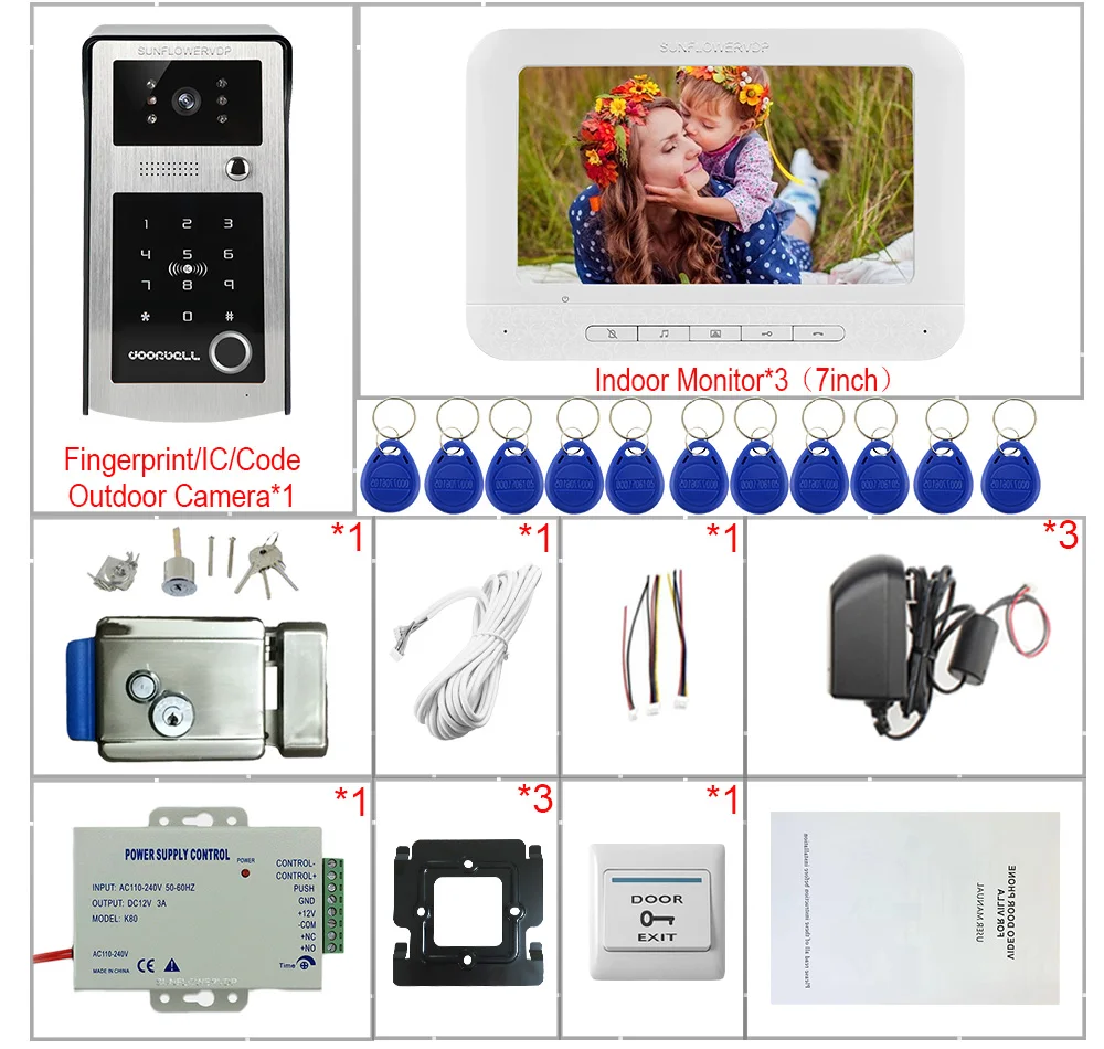 V70M-ICF-1V3+电控锁 包装
