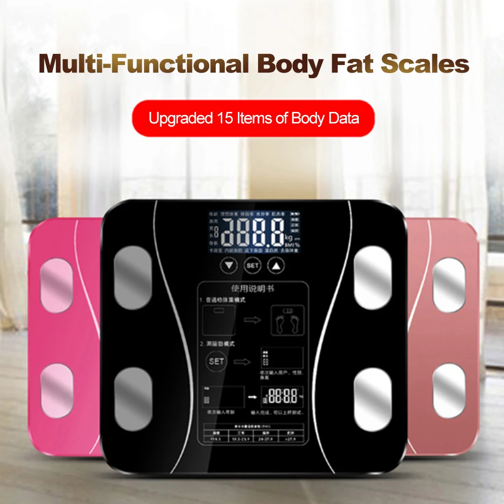 Весы для жировых отложений, электронные весы для взвешивания, высокоточные цифровые весы для ИМТ, весы для здоровья воды, анализатор состава тела, монитор