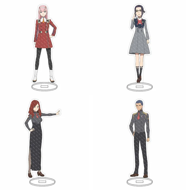 DARLING in the FRANXX ZERO TWO 02 CODE 002 GM #B style acrylic stand figure  model plate holder cake topper anime