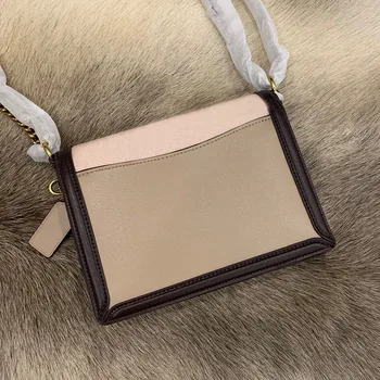 

2020 fashion women bag Genuine Leather wine red pink color lady shoulder bag ins style chains crossbody bag for girl