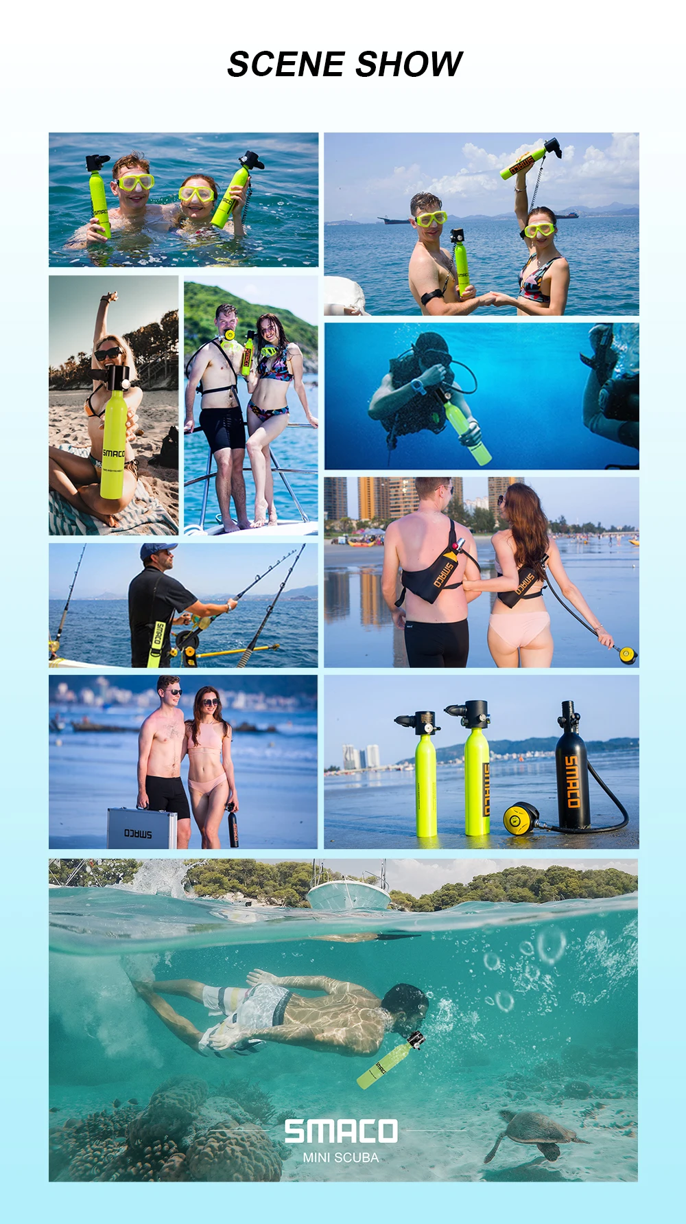 Mini Scuba Diving Oxygen Tank s300  (2)