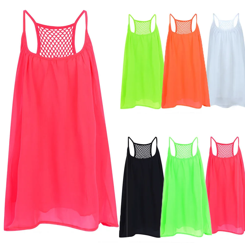 

Women Beach Dress Fluorescence Female Summer Dress Chiffon Voile Women Dress Summer Style Women Clothing Plus Size D30