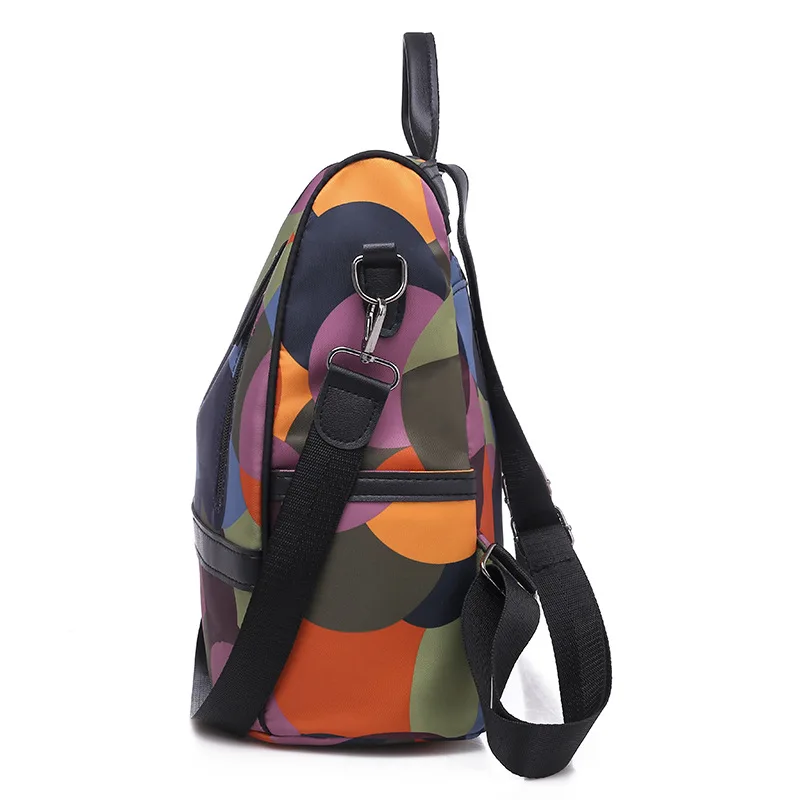 

Spring New Style Backpack Women's Korean-style Floral Large-Volume Oxford Packsack Casual Anti-Theft Travel One-Shoulder Handbag