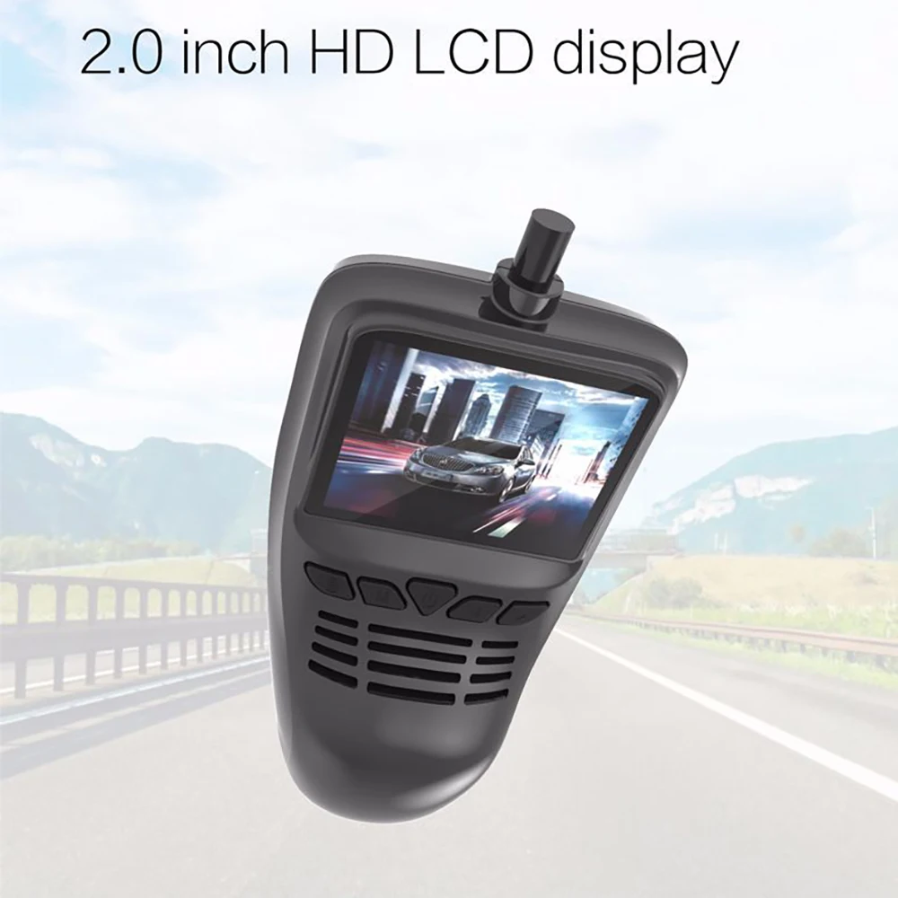 Видеорегистраторы для автомобилей 2 0 &quotFull HD 1080P с функцией Wi Fi Двойной объектив