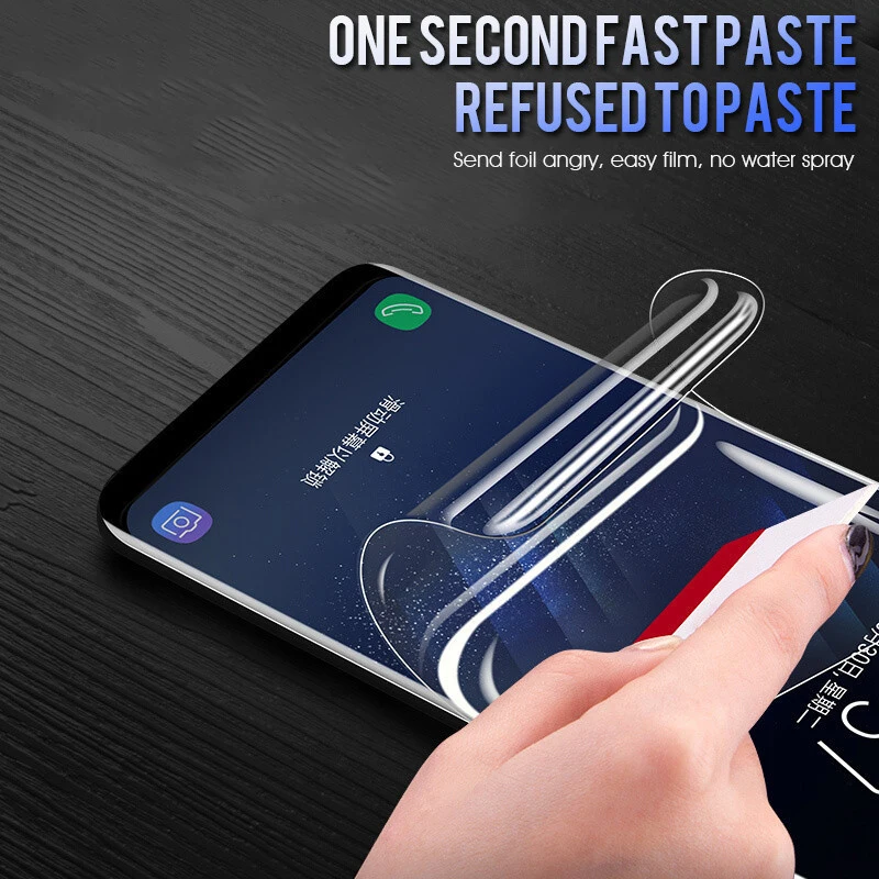 99D полностью изогнутая Гидрогелевая пленка для samsung Galaxy Note 8 9 10 Pro S7 S8 S9 S10 Plus S10E защитная пленка не стекло