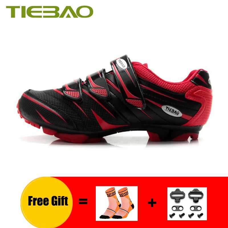 

TIEBAO cycling shoes mtb mountain bike shoes cleats men women self-locking breathable cycling mtb sneakers bicycle riding shoes