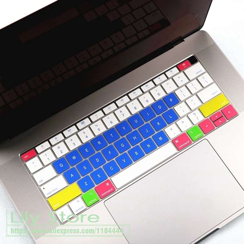 Силиконовый чехол для клавиатуры MacBook Air 13 A1932 Retina Display и Touch ID Мягкий сенсорный A 1932