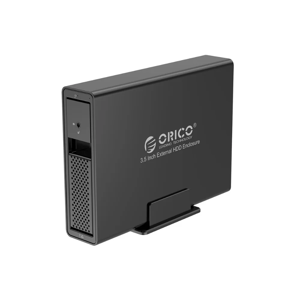 ORICO 3,5 ''1 отделения в HDD корпус Алюминий USB3.0 к Корпус SATA HDD Поддержка 16 ТБ, док-станция для жесткого диска с 24 Вт внешний Питание