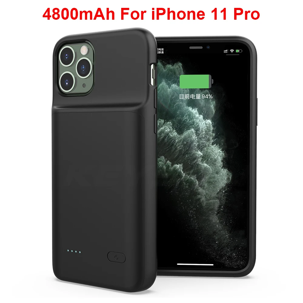 KEYSION Music/Sync Smart Battery Case for IPhone 11 Pro 11 Pro Max Power Bank Charging Charger Cover for IPhone X Xs Max XR - Цвет: For iphone 11 Pro