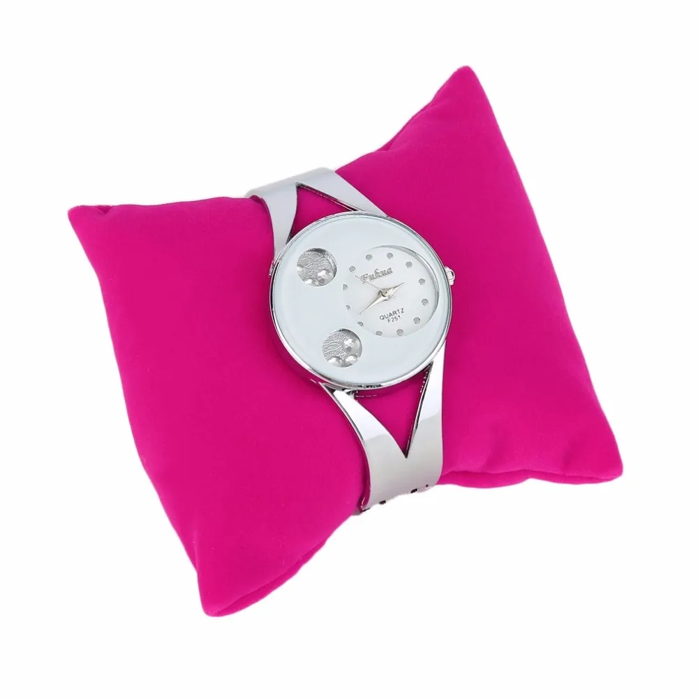 

1pcs Velvet Linen Bracelet Bangle Watch Pillow Holder For Jewelry Display Case Boxes jewellery box packaging porta gioielli