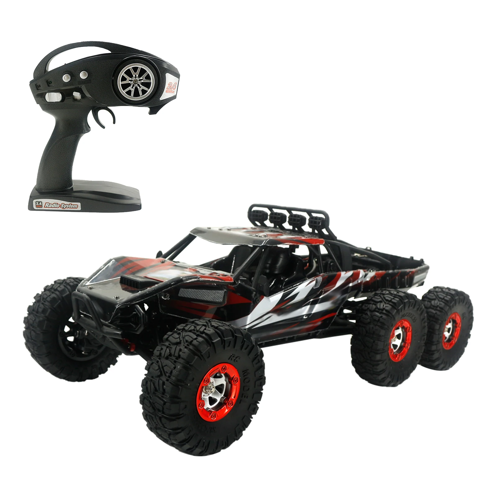 Радиоуправляемый внедорожник 1:12 2 4G автомобиль 60 км/ч высокоскоростной 6WD RTR с