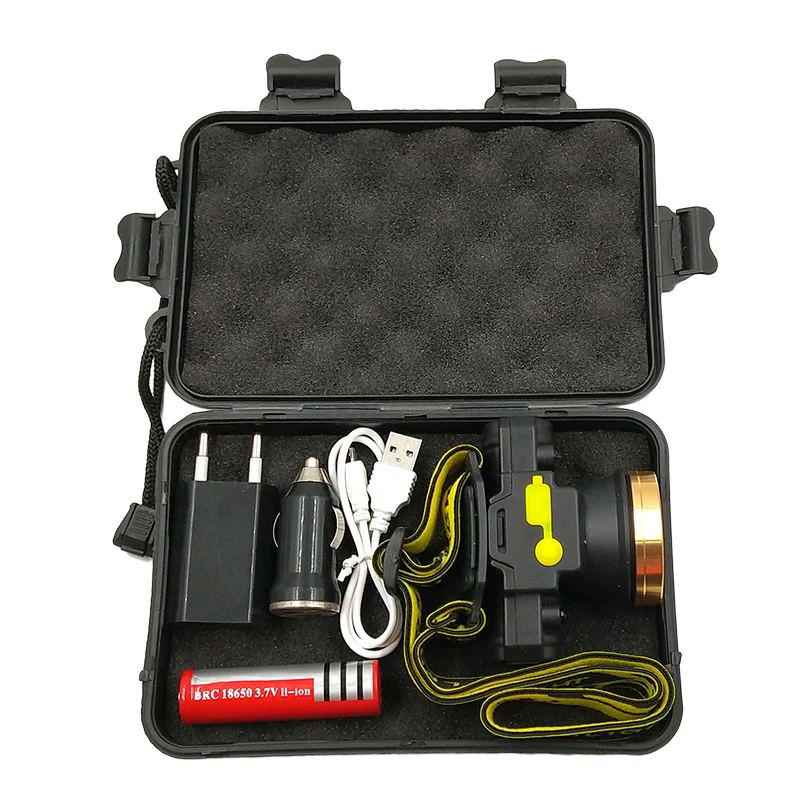 

Litwod Z209010 LED Motion IR Sensor head light Headlamp Headlight Rechargeable Flashlight Head Torch Lamp For huntting light