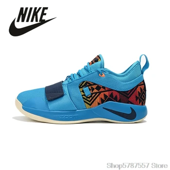 

Nike-zapatillas de baloncesto PG 2,5 Paul George 2,5, versión de combate, talla de zapatillas 40-46