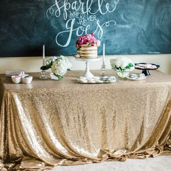 

Sequin Glitter Tablecloth Rectangle Table Cloth Cover For Banquet Party Wedding table decorations high quality
