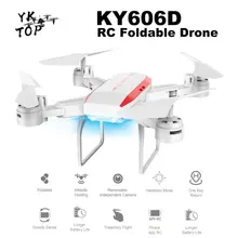 KY606D Радиоуправляемый Дрон 4K HD аэрофотосъемка 1080p FPV Самолет 20 минут полета Радиоуправляемый вертолет VS KY601S Радиоуправляемый Дрон с 2/3 аккумулятором