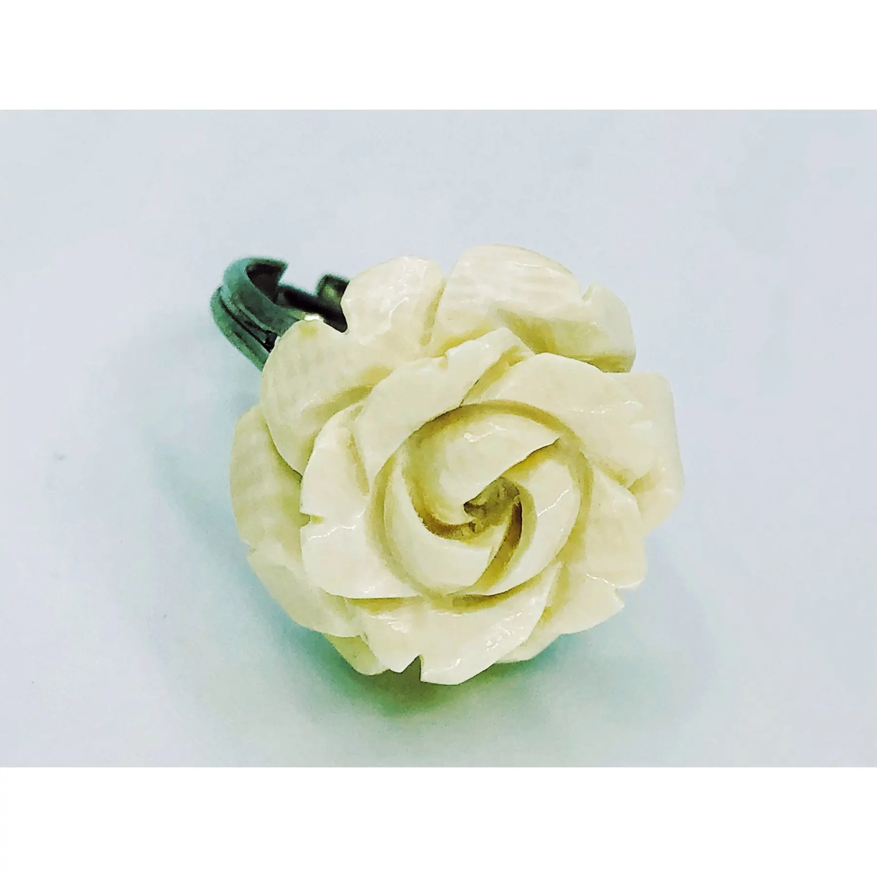 Кольцо Роза из бивня мамонта | Украшения и аксессуары