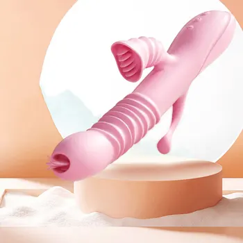 Vibrator Tongue Licking Retractable Vibrator Anal Stimulation Female Masturbator Oral Women Masturbation Adult Products Sex Toys 5