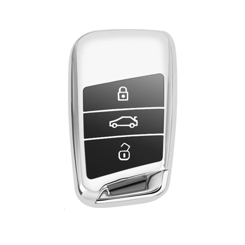 ТПУ чехол автомобильный ключ крышка для VW Volkswagen Tiguan MK2 Magotan Passat B8 CC Golf Gte для Skoda Superb A7 набор ключей оболочки Fob