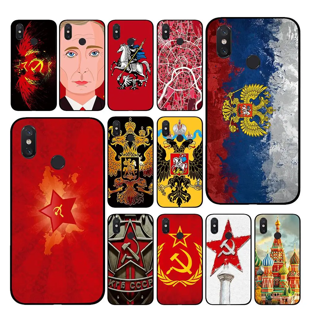 

the Soviet Union Russia Moscow TPU Phone cases for Xiaomi Redmi GO 4 5 6 7 Pro 4A 4X 5A 5Plus 6A Back cover