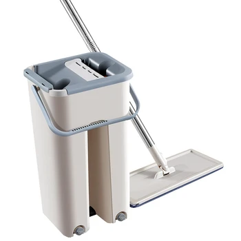 

Spray Magic Automatic Spin Mop Avoid Hand Washing Ultrafine Fiber Cleaning Cloth Home Kitchen Wooden Floor Lazy Fellow Mop
