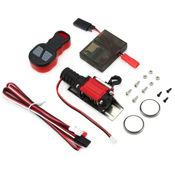 

RC Car Metal Winch with Wireless Remote Controller Receiver for 1:10 RC Crawler Car Axial SCX10 D90 Traxxas HSP Redcat RC4WD